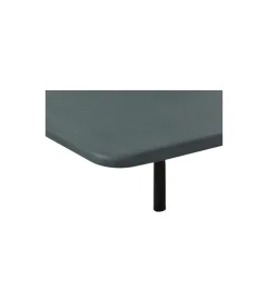 Base tapizada L2 3D de Colchones.es tapizado gris de 80x200x6cm..