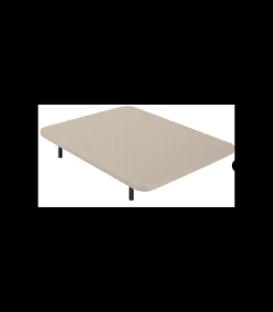 Base tapizada Maxi Somi de Colchones.es tapizado beige de 105x190.