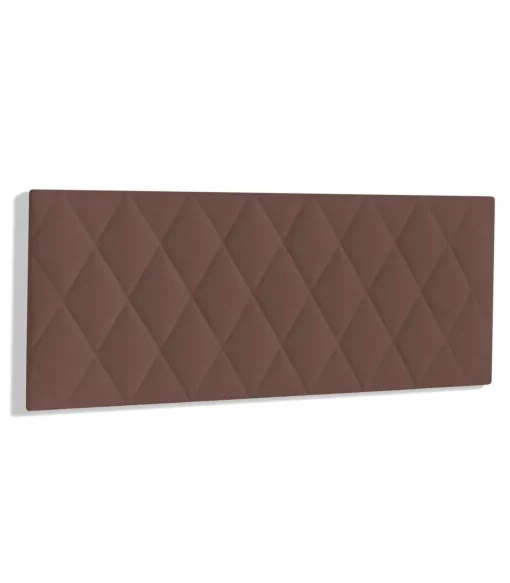 Cabecero juvenil Melania tapizado marrón, 90cm(ancho) 60cm(alto) 3.5cm(fondo)