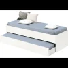 Cama nido Tibet acabado blanco, 54 cm(alto)202 cm(largo)97 cm(ancho)