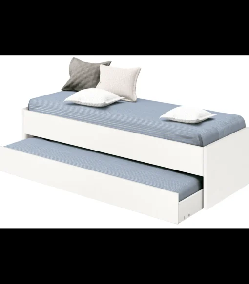Cama nido Tibet acabado blanco, 54 cm(alto)202 cm(largo)97 cm(ancho)