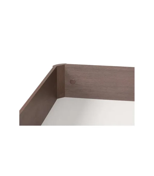 Canape abatible Global de Sonpura madera wengue tapa tapizada de 160x200.