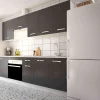 Cocina completa sin zocalo y sin encimera 240 cm(ancho) color gris parís KIT-KIT