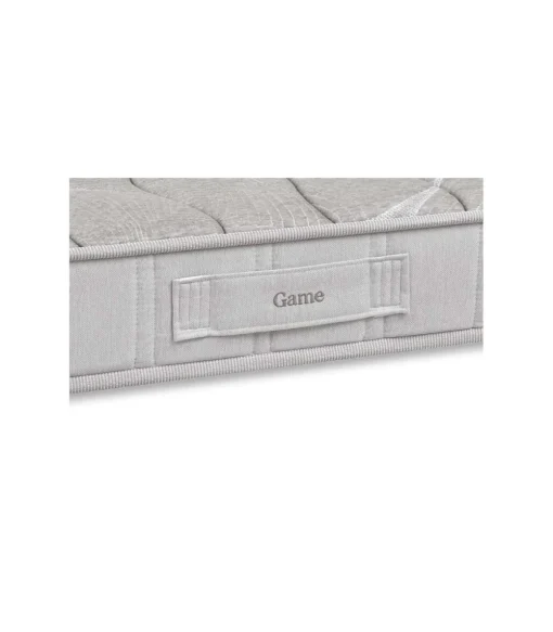 Colchoneta Game de Sonpura muelles ensacados HR con visco de 80x190x15cm de grosor.