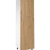 Columna de cocina de 2 puertas en roble albar. 213 cm(alto)60 cm(ancho)60 cm(largo)