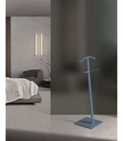 Galán 302 herraje cromo satinado lacado azul, 112 cm(alto)46 cm(ancho)32 cm(largo)