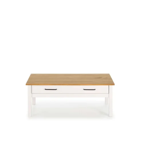Mesa de centro Mariana acabado blanco 40 cm(alto) 100 cm(ancho) 55 cm(largo)