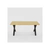 Mesa de salón modelo Circe acabado haya. 180cm(ancho) 77cm(altura) 90cm(fondo)