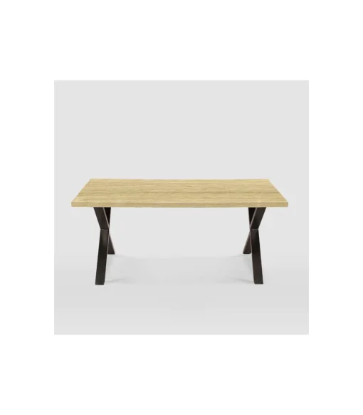 Mesa de salón modelo Circe acabado haya. 180cm(ancho) 77cm(altura) 90cm(fondo)
