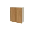 Mueble cocina alto con dos puertas en roble vega, 90 cm(alto)80 cm(ancho)35 cm(largo)