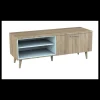 Mueble para televisión Md-Nordic 1 puerta acabado roble aserrado, 137.6cm(ancho) 52.4cm(altura) 45m(fondo).