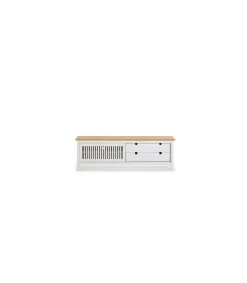 Mueble para televisión modelo Luna acabado blanco 158 cm(ancho) 49.5 cm(alto) 40 cm (fondo)