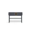 Mueble recibidor modelo Corvo 1 puerta 2 cajones acabado gris antracita, 35cm(ancho) 90cm(alto) 120cm (largo)