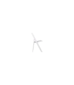 Pack de 4 sillas Ceremony en polipropileno blanco, 44.5cm(ancho) 88cm(altura) 43cm(fondo)