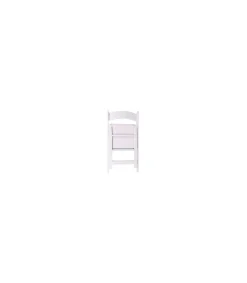 Pack de 4 sillas Ceremony en polipropileno blanco, 44.5cm(ancho) 88cm(altura) 43cm(fondo)