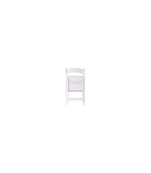 Pack de 4 sillas Ceremony en polipropileno blanco, 44.5cm(ancho) 88cm(altura) 43cm(fondo)