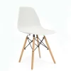 Pack de 4 sillas Md-Velez acabado en polipropileno blanco, 83cm(alto) 50.5cm(ancho) 46.5cm(largo)