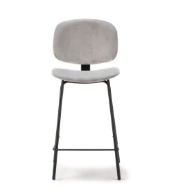 Pack de 2 taburetes modelo MARIO acabado gris, 65/98cm(alto) 50cm(ancho) 44cm (largo)
