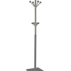 Perchero mod. 429 moderno herrajes cromo satinado lacado gris, 180 cm(alto)34 cm(ancho)34 cm(largo)