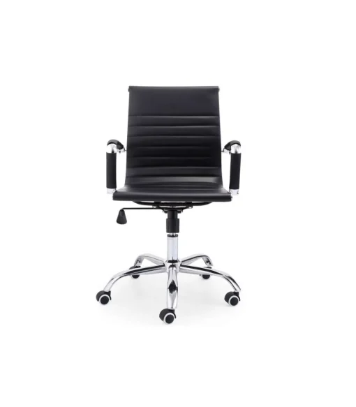 Silla de escritorio giratoria Lucy en negro 89-99 cm(alto)64 cm(ancho)64 cm(fondo).