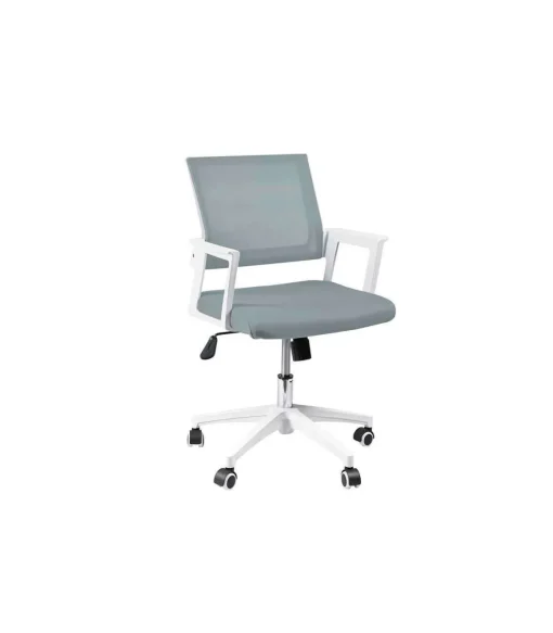 Silla despacho giratoria elevable gris, 58cm(ancho) 83/93cm(altura) 64cm(fondo).