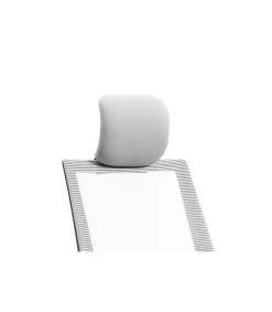 Silla despacho giratoria elevable acabado negro/gris 63 cm(ancho) 117-124 cm(altura) 51cm(fondo)