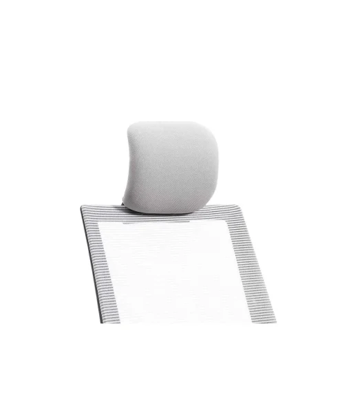Silla despacho giratoria elevable acabado negro/gris 63 cm(ancho) 117-124 cm(altura) 51cm(fondo)