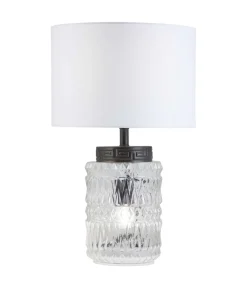 Sobremesa modelo Malmo acabado cristal, 49cm(alto) 30cm(ancho) 30cm(fondo)