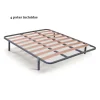 Somier Lorena multiláminas con 4 patas de 90x190.